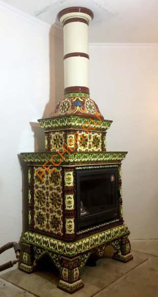 Конус КимрПечь Кострома роспись, D200 Конус КимрПечь Кострома роспись, D200