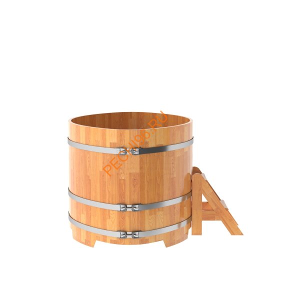 Купель для бани BentWood овальная из сращённой лиственницы, 1,12х1,83 м Купель для бани BentWood овальная из сращённой лиственницы, 1,12х1,83 м