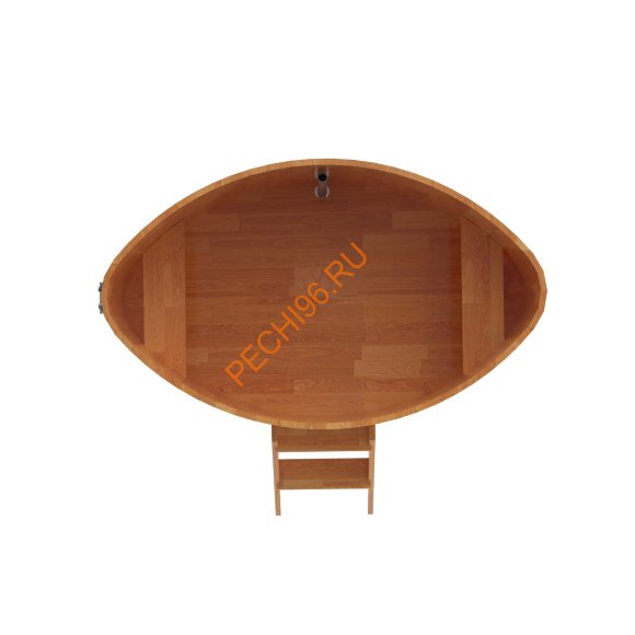 Купель для бани BentWood овальная из сращённой лиственницы, 1,12х1,83 м Купель для бани BentWood овальная из сращённой лиственницы, 1,12х1,83 м