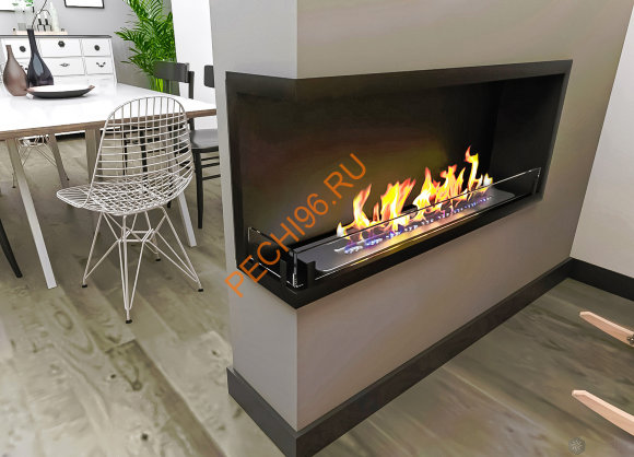 Биокамин ZeFire Estetic Flame CONTOUR 1100 угловой