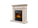 Электрокамин Electrolux Classic EFP/P-1020LS с порталом Firelight Bianco Classic, беленый дуб