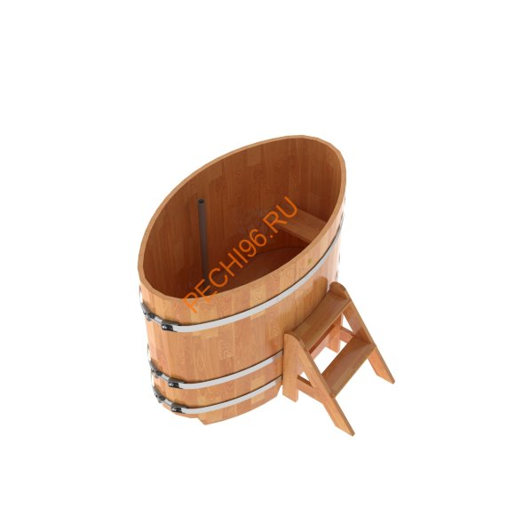 Купель для бани BentWood овальная из сращённой лиственницы, 0,80х1,42 м Купель для бани BentWood овальная из сращённой лиственницы, 0,80х1,42 м