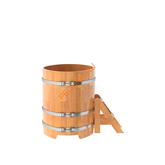 Купель для бани BentWood овальная из сращённой лиственницы, 0,80х1,42 м Купель для бани BentWood овальная из сращённой лиственницы, 0,80х1,42 м