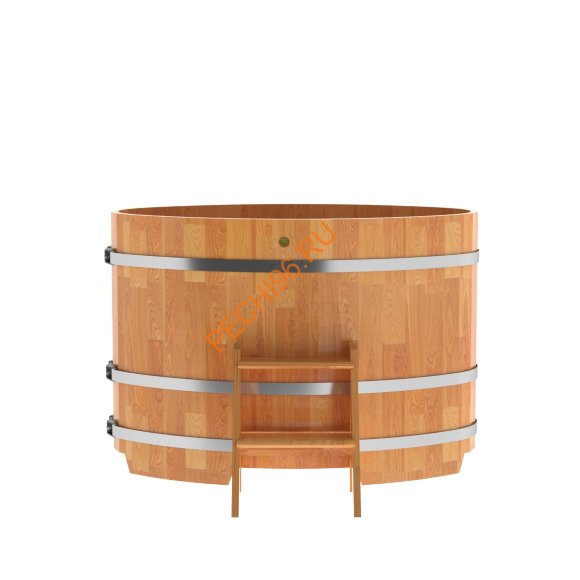 Купель для бани BentWood овальная из сращённой лиственницы, 0,80х1,42 м Купель для бани BentWood овальная из сращённой лиственницы, 0,80х1,42 м