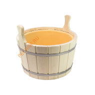 Шайка 8л двуручная, пластиковая вставка