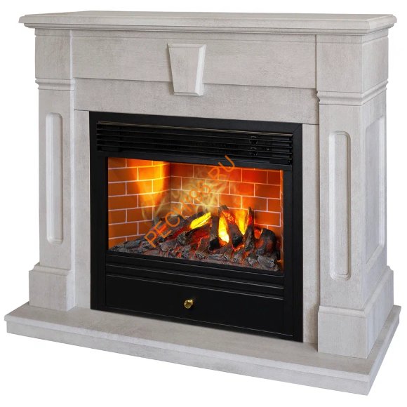 Электрокамин RealFlame Kellie 25,5/26 WT с очагом 3D Novara