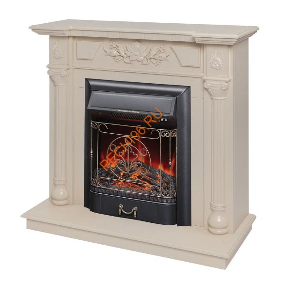 Электрокамин RealFlame Dacota WT с очагом Majestic Lux BL Электрокамин RealFlame Dacota WT с очагом Majestic Lux BL