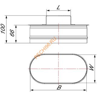 Ревизия ВУЛКАН VOR овал 100х200 мм Ревизия ВУЛКАН VOR овал 100х200 мм