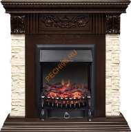 Электрокамин Royal Flame Luxemburg темный дуб с очагом Fobos FX Электрокамин Royal Flame Luxemburg темный дуб с очагом Fobos FX
