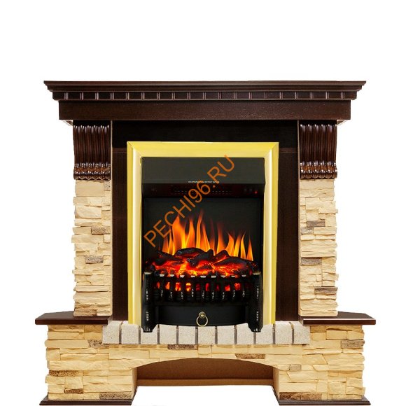 Электрокамин Royal Flame Pierre Luxe темный дуб/сланец с очагом Fobos FX Электрокамин Royal Flame Pierre Luxe темный дуб/сланец с очагом Fobos FX