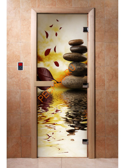 Дверь стеклянная DoorWood с фотопечатью «Отражение» Дверь стеклянная DoorWood с фотопечатью «Отражение»