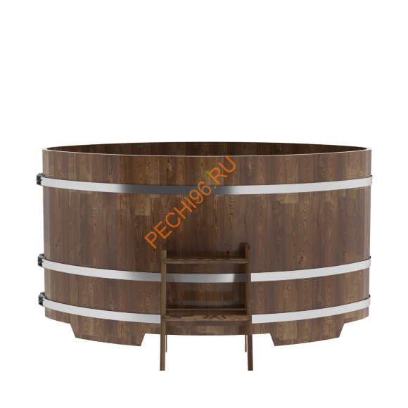 Купель для бани BentWood овальная из сращённой морёной лиственницы, 1,12х1,83 м Купель для бани BentWood овальная из сращённой морёной лиственницы, 1,12х1,83 м