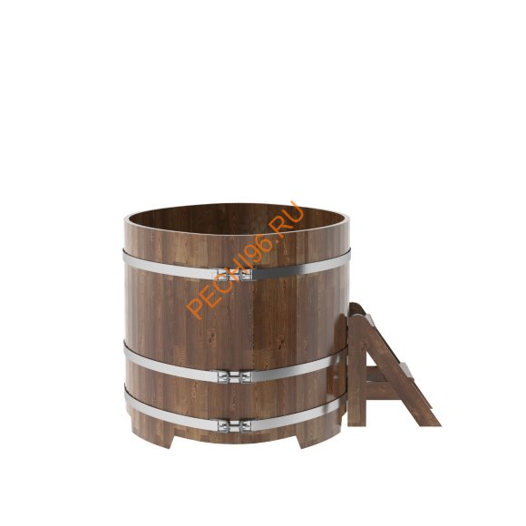 Купель для бани BentWood овальная из сращённой морёной лиственницы, 1,12х1,83 м Купель для бани BentWood овальная из сращённой морёной лиственницы, 1,12х1,83 м