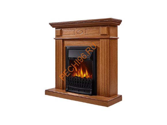 Электрокамин Electrolux Classic EFP/P-1020LS с порталом Firelight Bianco Classic, дуб