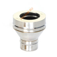 Переход моно-термо ТиС Феррит, нержавейка AISI 430-1 мм, D150/210 мм