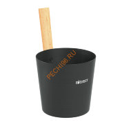 Шайка EVEREST BLACK 5 л, алюминий (TG-50) Шайка EVEREST BLACK 5 л, алюминий (TG-50)