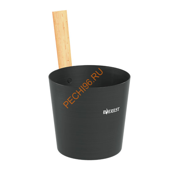Шайка EVEREST BLACK 5 л, алюминий (TG-50)