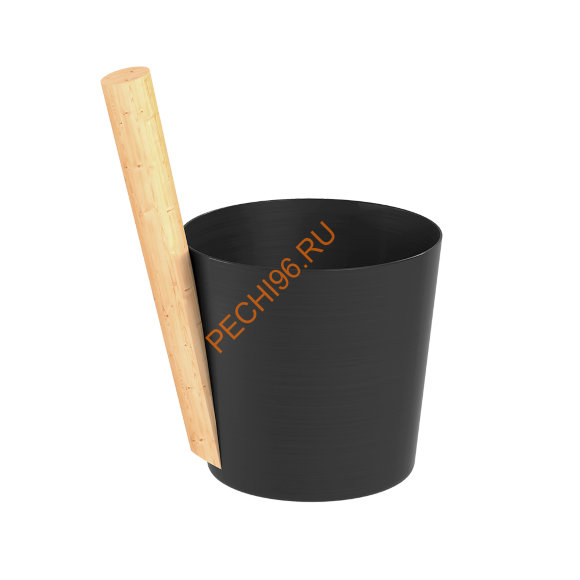 Шайка EVEREST BLACK 5 л, алюминий (TG-50)