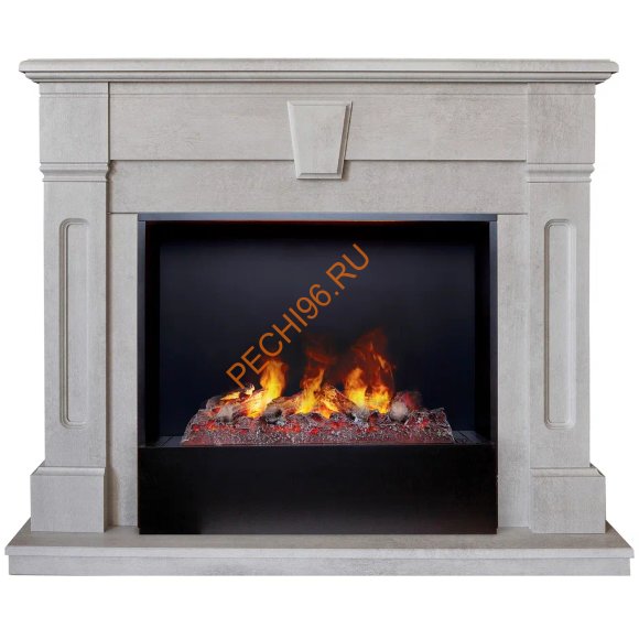 Электрокамин RealFlame Kellie 25,5/26 WT с Black вставкой + 3D Cassette 630 Электрокамин RealFlame Kellie 25,5/26 WT с Black вставкой + 3D Cassette 630