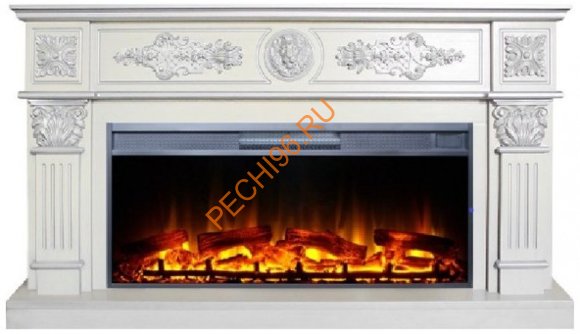 Электрокамин InterFlame Леонардо с очагом Foton 42 LED FX QZ