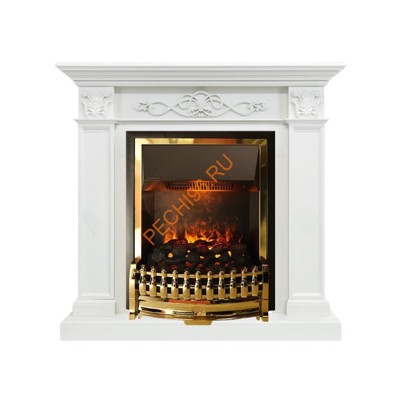 Электрокамин Dimplex Verona с очагом Atherton белый дуб