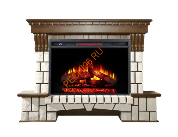 Электрокамин InterFlame Экстер с очагом FOTON 26 LED FX QZ