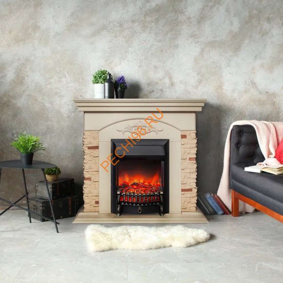 Электрокамин RealFlame Neapolis STD/EUG с очагом Fobos Lux BL Электрокамин RealFlame Neapolis STD/EUG с очагом Fobos Lux BL