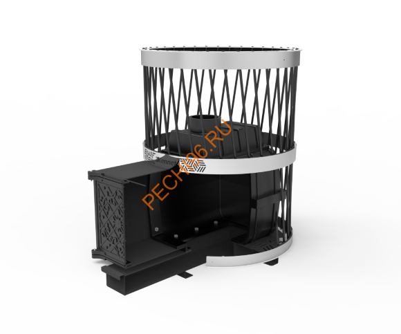 Печь банная Кеннет Бастион 16 чугунная