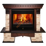 Электрокамин RealFlame Rockland 26/HL с очагом 3D Novara 26 Электрокамин RealFlame Rockland 26/HL с очагом 3D Novara 26