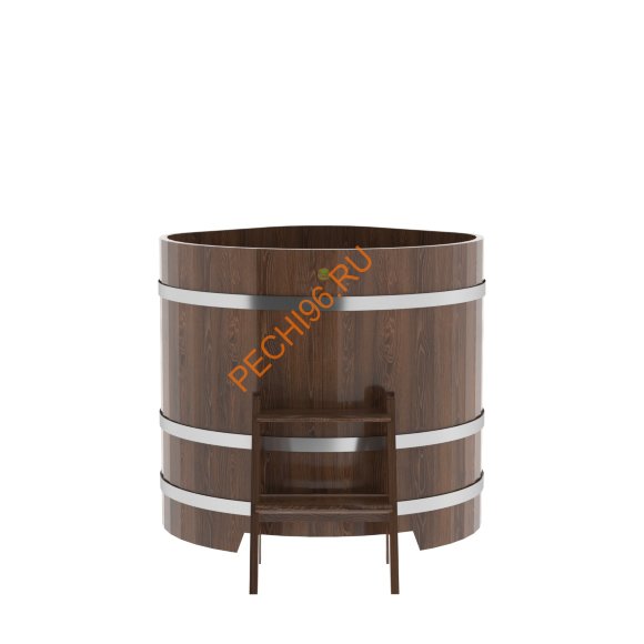 Купель для бани BentWood угловая из мореного дуба Премиум, 1,03х1,03 м