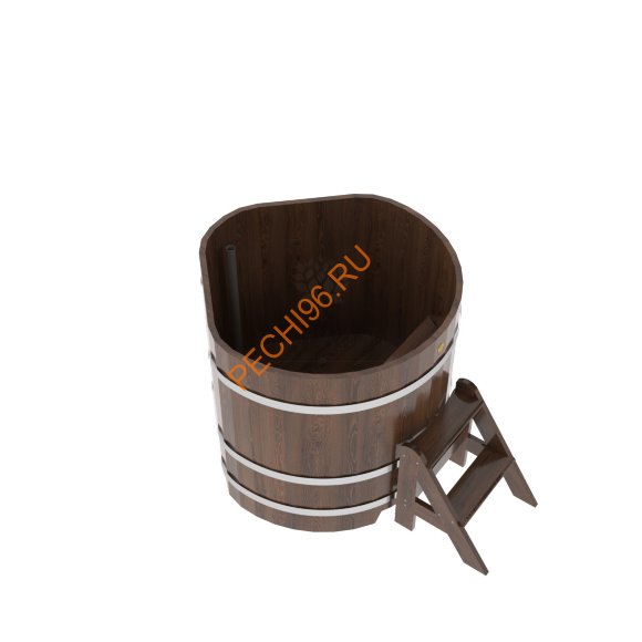 Купель для бани BentWood угловая из мореного дуба Премиум, 1,03х1,03 м