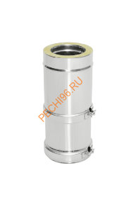 Сэндвич-труба Телескоп L300-450 ТиС Промо, нержавейка AISI 316-0,8 мм/304-0,5 мм, D250/350 мм Сэндвич-труба Телескоп L300-450 ТиС Промо, нержавейка AISI 316-0,8 мм/304-0,5 мм, D250/350 мм