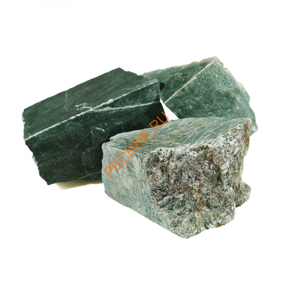 Камни для бани Нефрит колото-пиленный (10 кг)