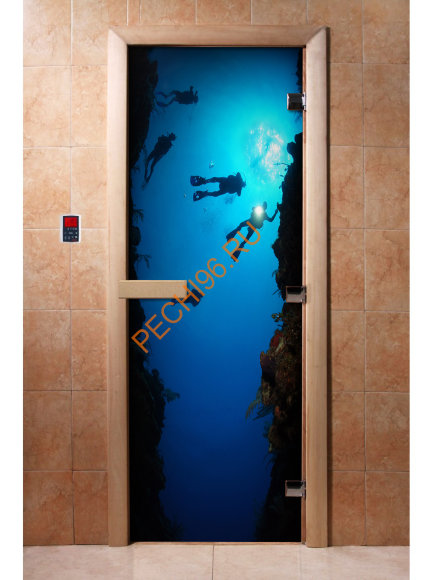 Дверь стеклянная DoorWood с фотопечатью «Погружение» Дверь стеклянная DoorWood с фотопечатью «Погружение»