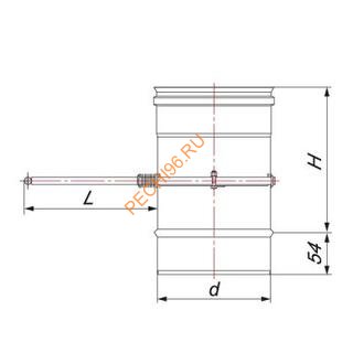 Задвижка ВУЛКАН VHR d250 мм Задвижка ВУЛКАН VHR d250 мм