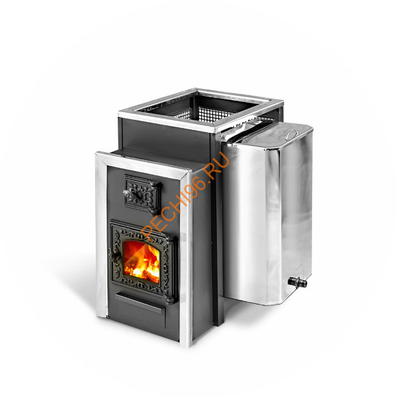 Печь банная Радуга ПБ-21Б со стеклом, сталь 8 мм
