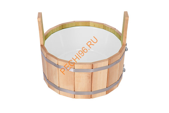 Шайка 12л Ольха, пластиковая вставка Шайка 12л Ольха, пластиковая вставка