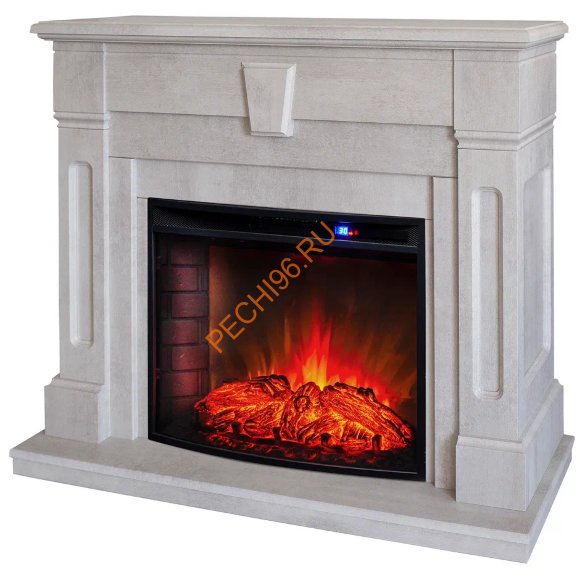 Электрокамин RealFlame Kellie 25,5/26 WT c очагом Evrika 25,5 LED Электрокамин RealFlame Kellie 25,5/26 WT c очагом Evrika 25,5 LED