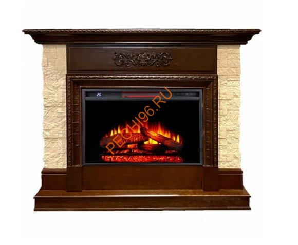 Электрокамин InterFlame Сигма Сланец с очагом FOTON 26 LED FX QZ