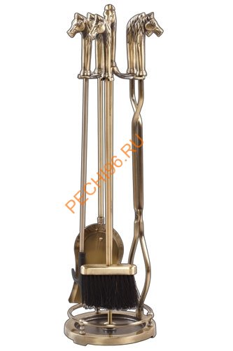 Каминный набор D51040АВ античная латунь