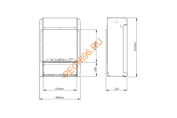 Электрический очаг Dimplex Engine 68-400