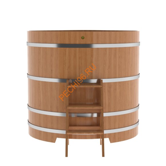 Купель для бани BentWood угловая из дуба Премиум, 1,37х1,37 м