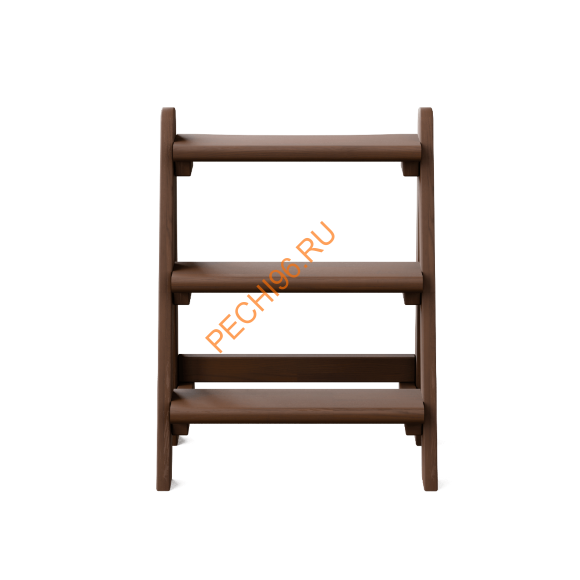 Лестница PolarSPA трехступенчатая термобереза темная Лестница PolarSPA трехступенчатая термобереза темная