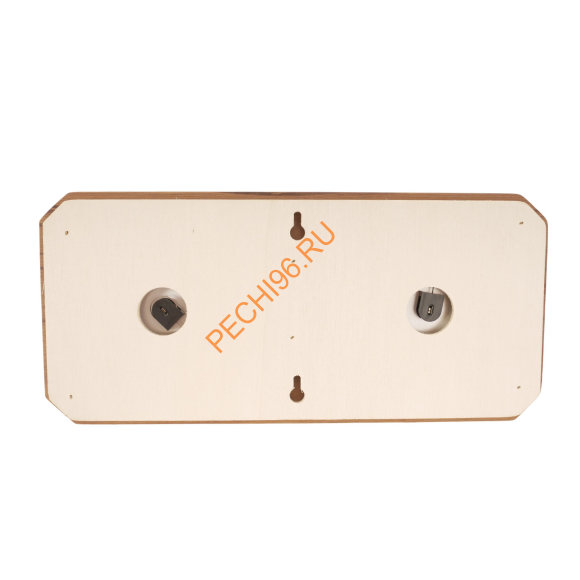 Термогигрометр EVEREST с часами Gold, кедр (TG-07)