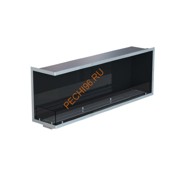 Биокамин угловой 1400х500х300 мм, стемалит, стекло тонированное, рамка нержавейка Биокамин угловой 1400х500х300 мм, стемалит, стекло тонированное, рамка нержавейка