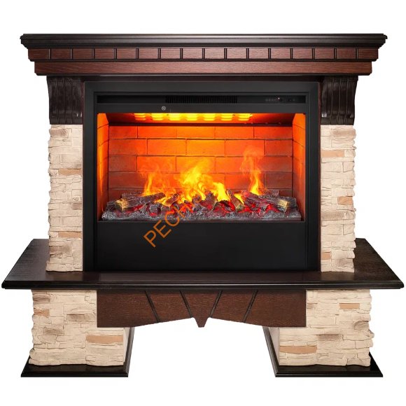 Электрокамин RealFlame Rockland 26/HL с очагом 3D Helios 26