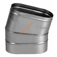 Отвод ВУЛКАН VOR 15° 120х240 мм по узкой стороне Отвод ВУЛКАН VOR 15° 120х240 мм по узкой стороне
