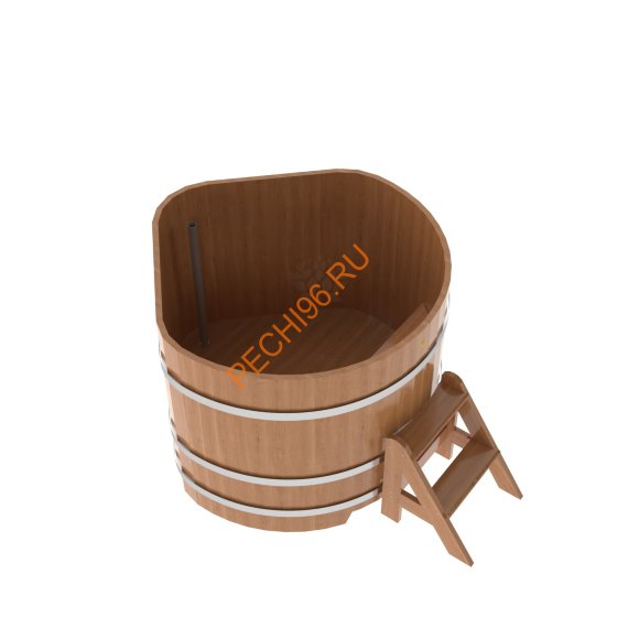 Купель для бани BentWood угловая из дуба Премиум, 1,19х1,19 м
