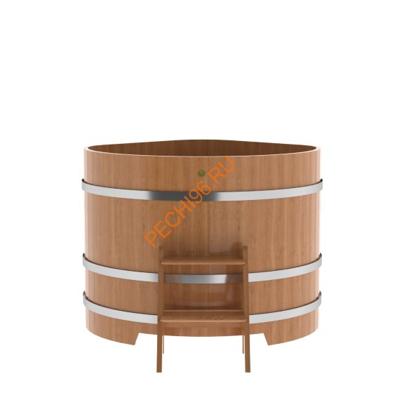 Купель для бани BentWood угловая из дуба Премиум, 1,19х1,19 м