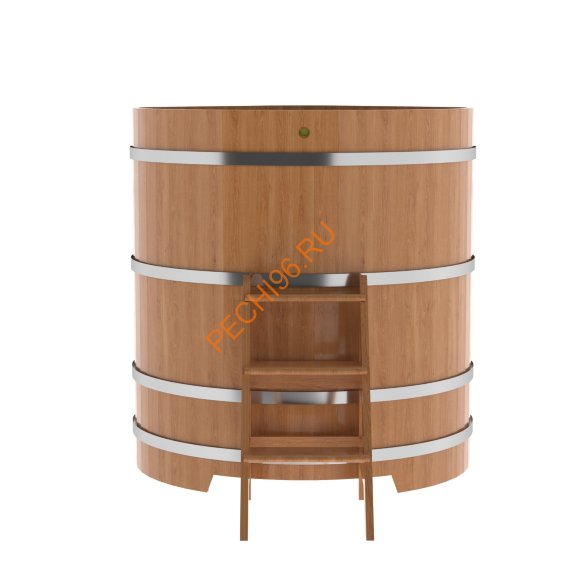 Купель для бани BentWood угловая из дуба Премиум, 1,19х1,19 м